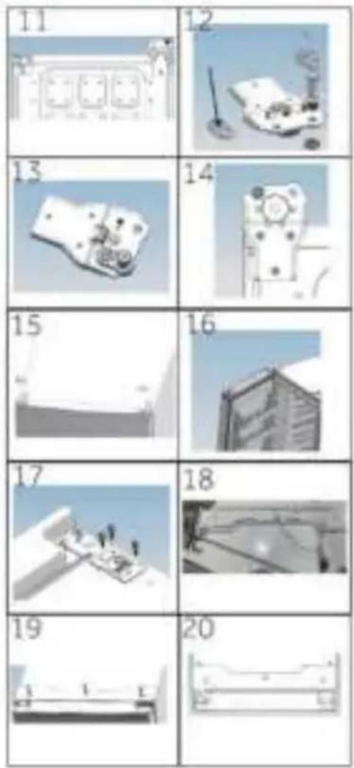 HAIER H4F272WCH1 - Passos de montagem (Fig. 10.9): - 1