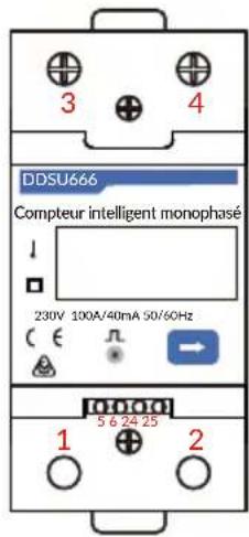 Deye SUN6KG05P1EUAM2 - Scheme de connexion du système pour le compteur Eastron - 16