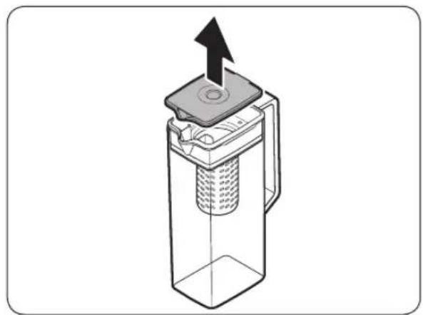 SAMSUNG RF29DB9900QD - Remplir le pichet à eau - 1