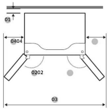 SAMSUNG RF29DB9900QD - Espacio libre - 3