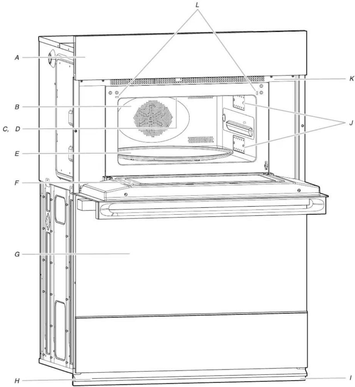 JENN-AIR JMW2427LL - Parts and Features - 1