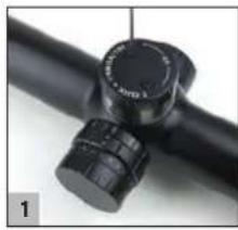 Steiner Predator 8 432x56 - FUNCTION OF THE TURRET, THE FAST RETICLE ADJUSTMENT: - 1