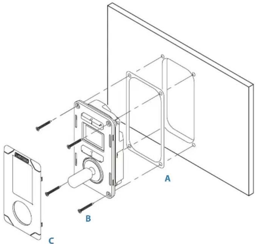 SIMRAD FU80 - Montage du panneau - 1