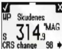 SIMRAD FU80 - Capture du cap - 1