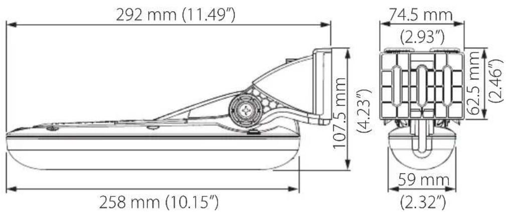 SIMRAD TotalScan - Dimensions - 1