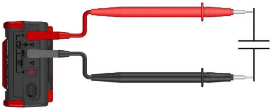 METRIX MTX 3297Ex - MESURE DE CAPACITÉ (déchargée) - 2