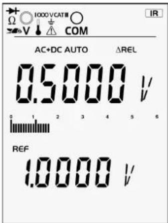 METRIX MTX 3297Ex - ACTIVATION DU MODE ΔREL - 2