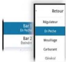 SIMRAD IDS - Personnalisation de la barre d'instruments - 1