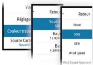 SIMRAD IDS - Couleur des traces en fonction des données - 1