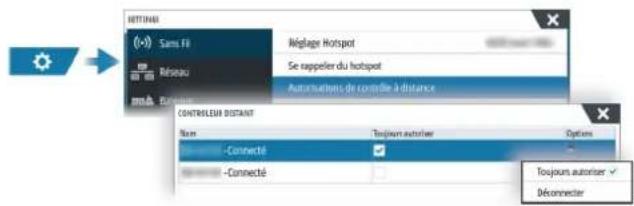 SIMRAD IDS - Gestion des télécommandes connectées via le Wi-Fi - 1