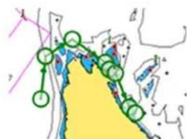 SIMRAD IDS - Exemples d'Autorouting Dock-to-dock et d'Easy Routing - 4