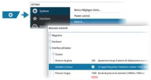 SIMRAD IDS - Personnalisation de la fonction Appui long - 1