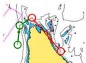 SIMRAD IDS - Exemples d'Autorouting Dock-to-dock et d'Easy Routing - 3