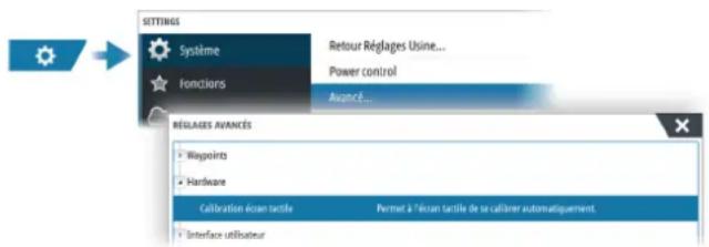 SIMRAD IDS - Étalandage de l'écran tactile - 1