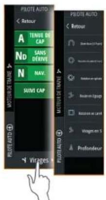 SIMRAD IDS - Amorçage d'un virage - 1