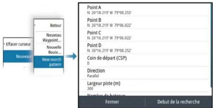 SIMRAD IDS - Réglage de la zone de recherche - 1