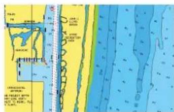 SIMRAD IDS - Hauts-fonds en surbrillance - 1