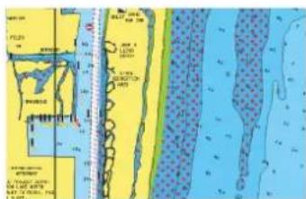 SIMRAD IDS - Hauts-fonds en surbrillance - 2
