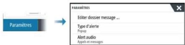 SIMRAD IDS - Paramètres de message - 1