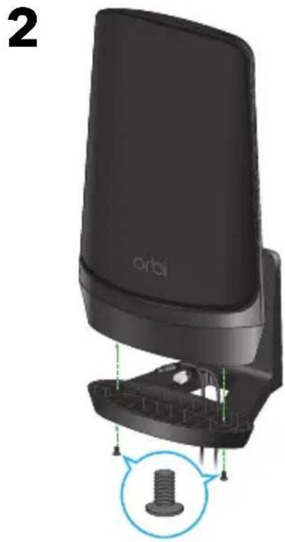 NETGEAR Orbi RBKWMB - Install the wall mount - 2