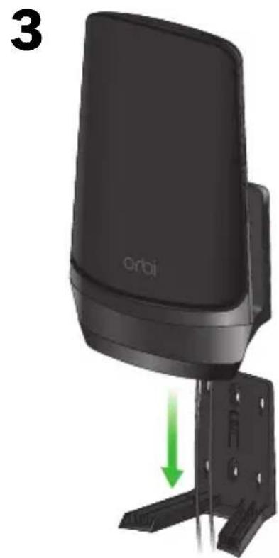 NETGEAR Orbi RBKWMB - Install the wall mount - 3
