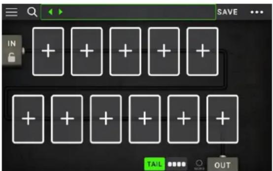 HeadRush Pedalboard - Création d'une nouvelle configuration - 1
