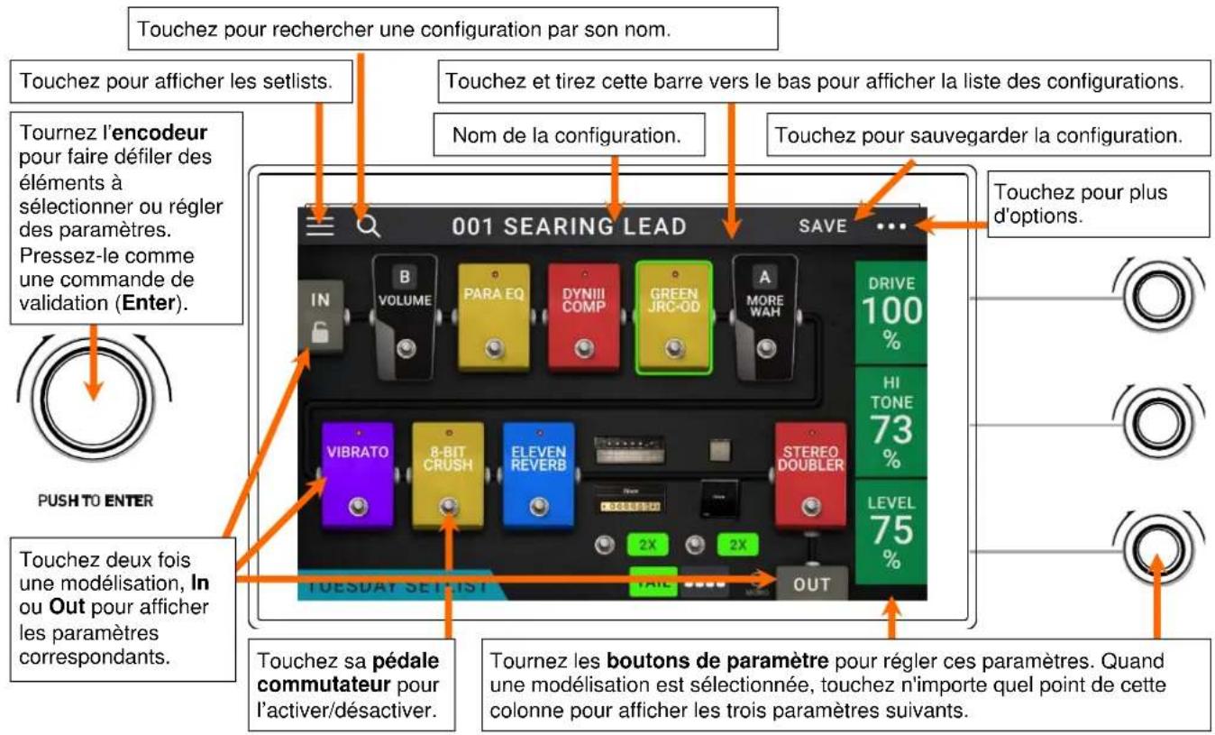 HeadRush Pedalboard - Écran principal - 1