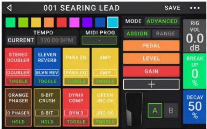 HeadRush Pedalboard - Assignation du matériel (Hardware Assign) - 1
