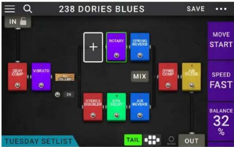 HeadRush Pedalboard - Trajet du signal - 3