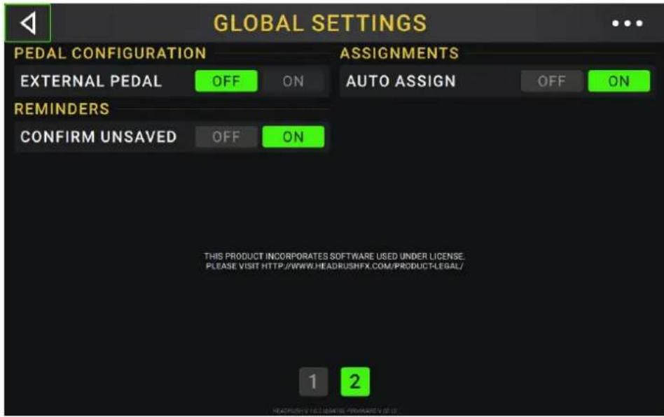 HeadRush Pedalboard - Audio Configuration (configuration audio): - 1