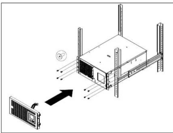Nitram ELITE PRO 5000ELCDRTXL5U - Étape 3: installation du rail de montage en rack - 2