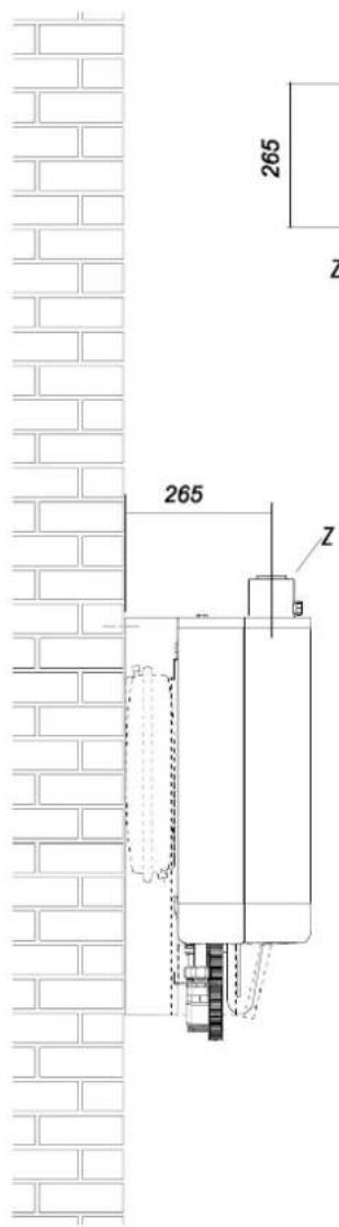 DAIKIN EKOMBG28ABV1 - Misure per l'installazione - 4