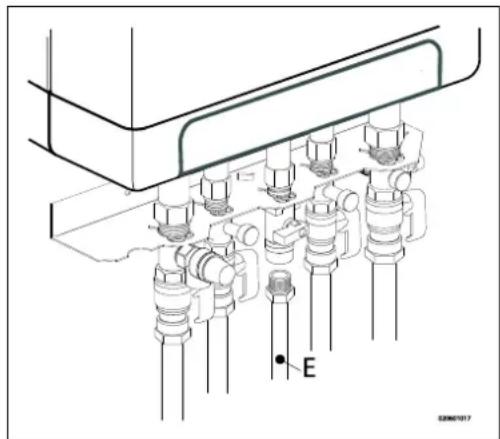 DAIKIN EKOMBG28ABV1 - Raccordement du gaz - 1