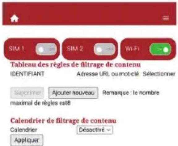 PIONEER DCTWR204 - Filtrage par contenu - 1
