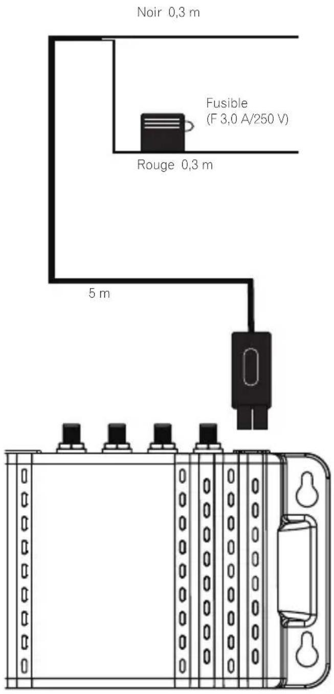 PIONEER DCTWR204 - Branchement du câble d'alimentation - 1