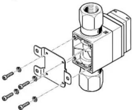 Festo SFAW32TTG34EPNLKPNVBAM12 - Monter le capteur avec fixation murale - 1