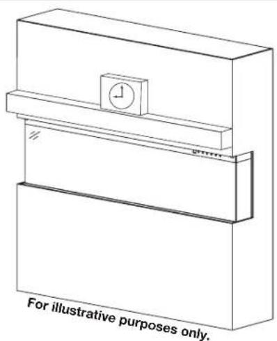 Napoleon Astound FlexMount NEFL50AB - Three-Sided Viewing Installation - 1