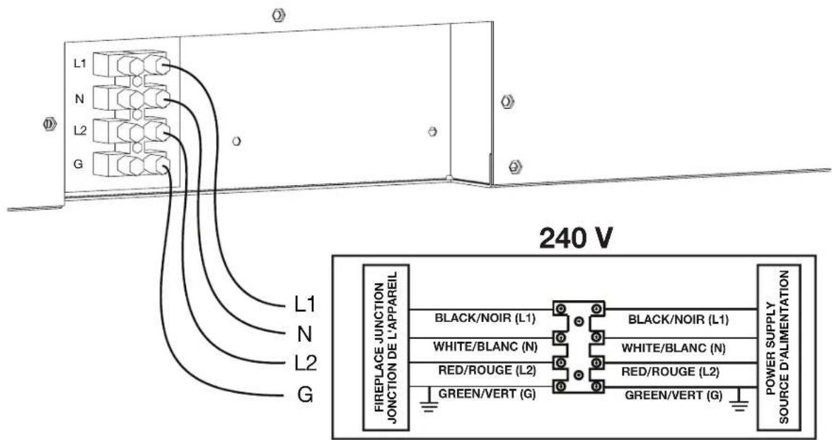 Napoleon Astound FlexMount NEFL50AB - 240 V hard-wiring - 1