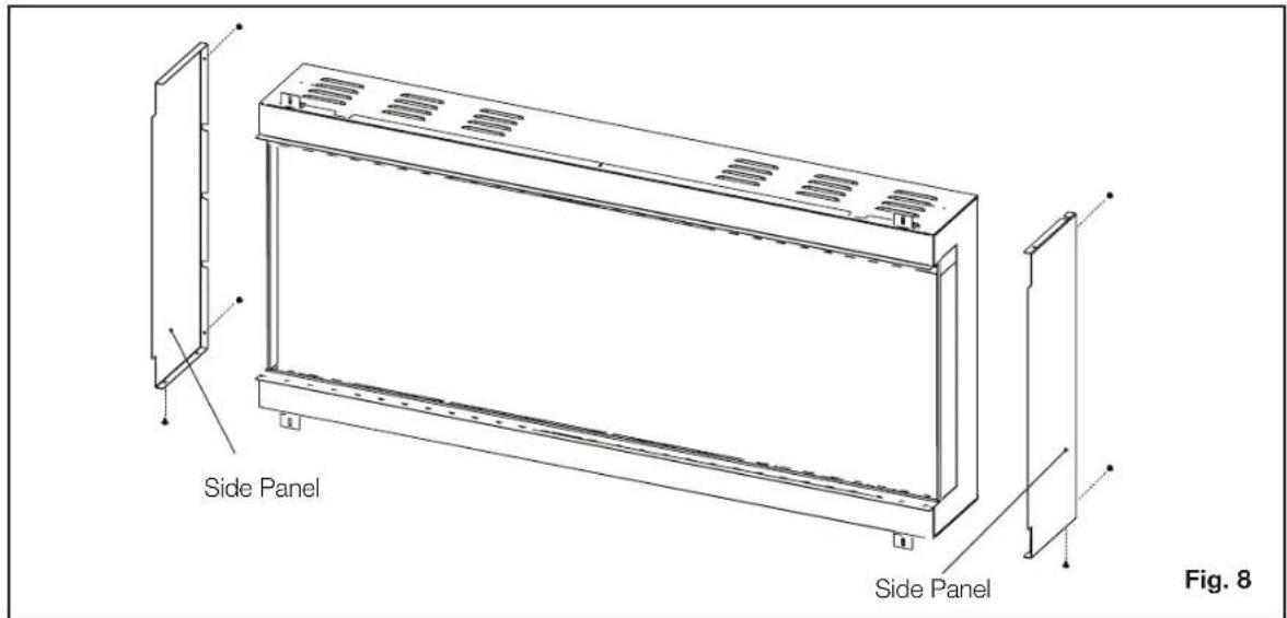 Napoleon Astound FlexMount NEFL50AB - trim / panel installation - 2
