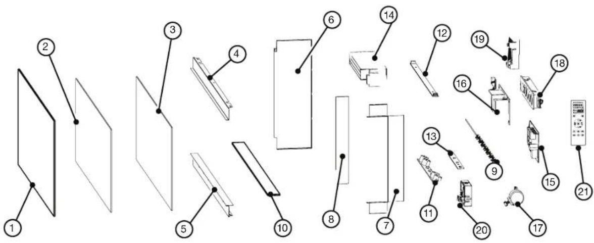 Napoleon Astound FlexMount NEFL50AB - NEFL50/62/74AB - 1