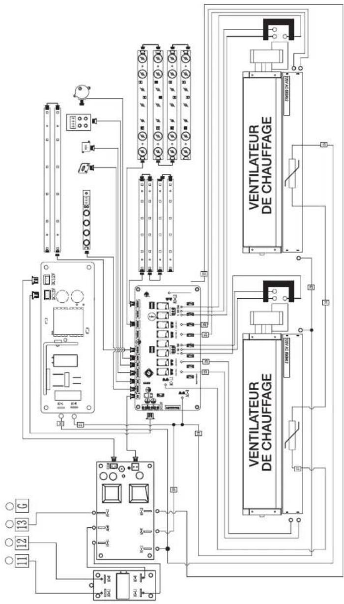 Napoleon Astound FlexMount NEFL50AB - Schéma de câblage NEFL50AB - 2