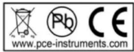 PCE Instruments CPC 50 - Disposal - 1