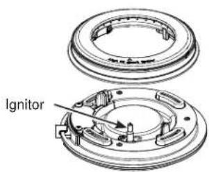 Café C2Y366P3TD1 - To replace the burner parts for Inspiral Burner: - 1