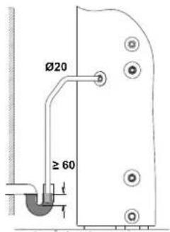 DAIKIN EKHH2E260AAV3 - Ansluttingar forkondensdraineringsr - 1