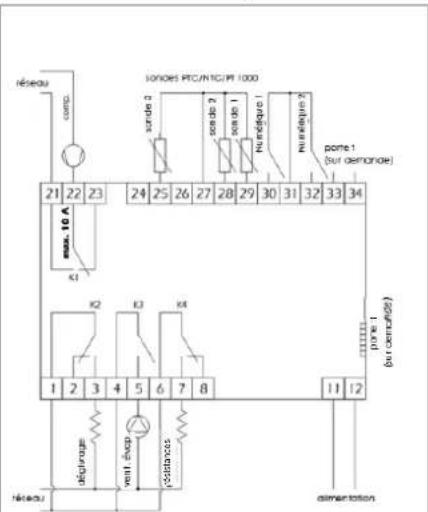DAIKIN EKHH2E260AAV3 - Schema electrique - 1