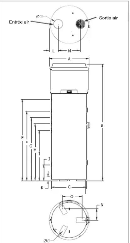 DAIKIN EKHH2E260AAV3 - Fixation et raccordements - 1