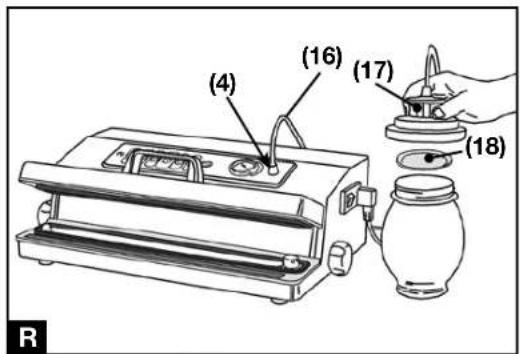 Magic Vac Jumbo - - Vakuumieren mit Gläsern mit Metalldeckeln (Leifheit-Typ) - 1