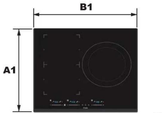Pando PI3151 - Modèle Dimensions de montage PI - 3150 - 2