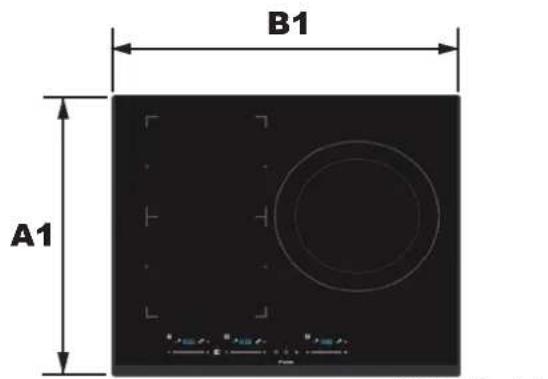 Pando PI3151 - Medidas De Encastre Modelo PI - 3150 - 2