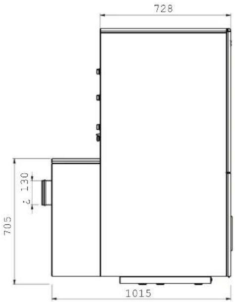 SIME Estelle HE B4 INOX ErP - DIMENSIONAL DETAILS (fig. 1) - 2